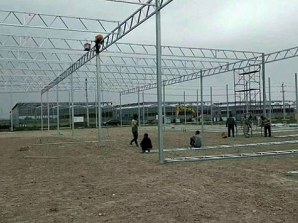 通化大棚骨架搭建